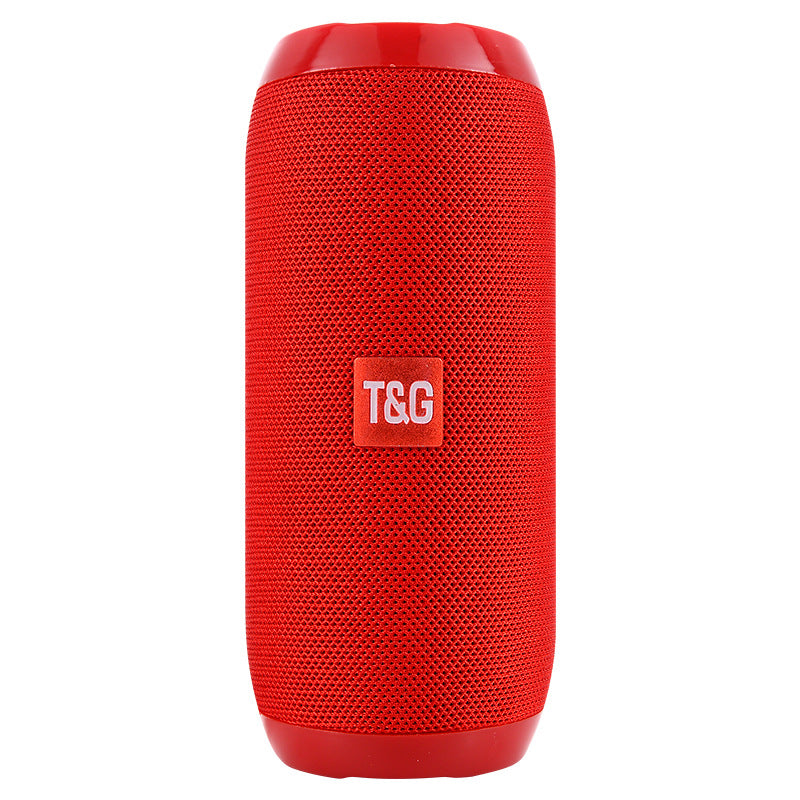 Red Portable Bluetooth Speaker - HiFi 360 Degree Audio Wireless Mini Speaker, Support Hands-free Calling