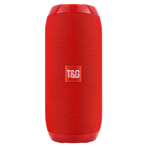Red Portable Bluetooth Speaker - HiFi 360 Degree Audio Wireless Mini Speaker, Support Hands-free Calling