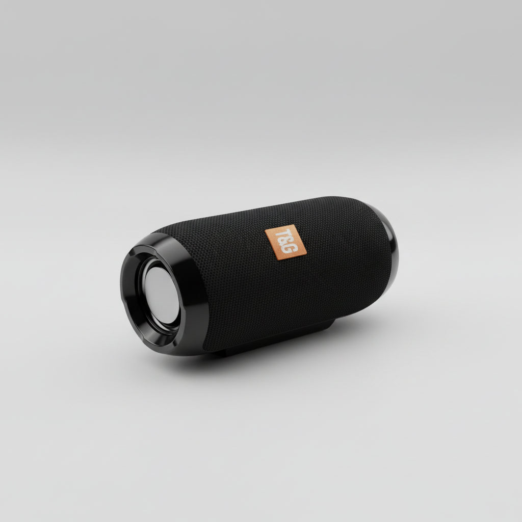 Red Portable Bluetooth Speaker - HiFi 360 Degree Audio Wireless Mini Speaker, Support Hands-free Calling